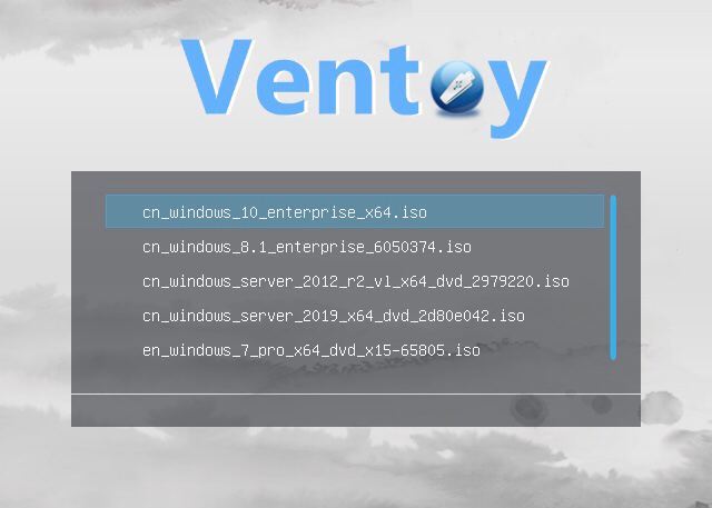 Ventoy是一个制作可启动U盘的开源工具
